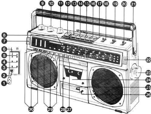 Radio Recorder D8418 /00; Philips - Österreich (ID = 741607) Radio