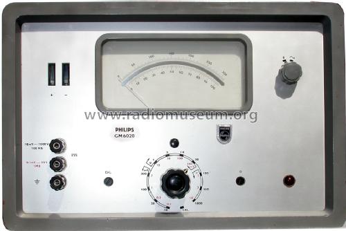 DC-Mikrovoltmeter GM6020; Philips; Eindhoven (ID = 199010) Ausrüstung