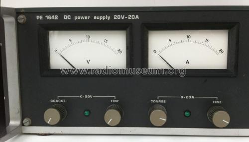 DC Power Supply PE 1642; Philips Belgium (ID = 2747072) A-courant