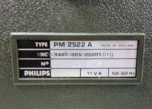 Digital Multimeter PM2522A; Philips; Eindhoven (ID = 1360396) Equipment