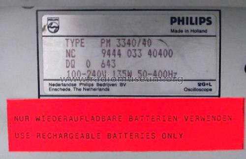 Digitizing Oscilloscope 2 GHz PM 3340 /40 /80; Philips; Eindhoven (ID = 2239240) Equipment