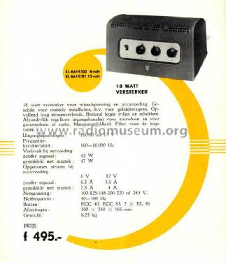EL6611/01; Philips; Eindhoven (ID = 663813) Ampl/Mixer