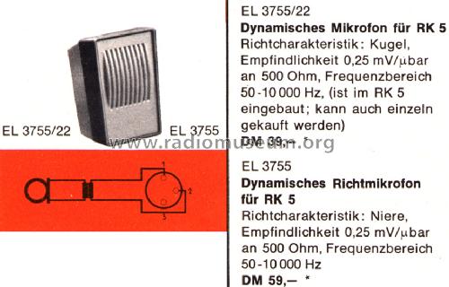 EL3755 /00A; Philips; Eindhoven (ID = 746136) Microphone/PU