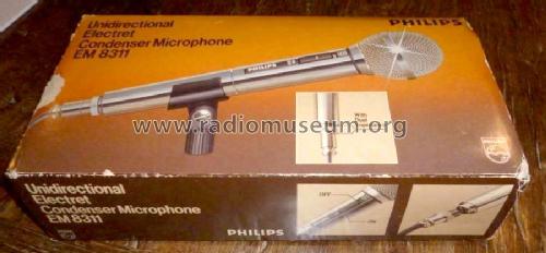 Unidirectional Electret Condenser Microphone EM8311; Philips; Eindhoven (ID = 2670538) Microphone/PU