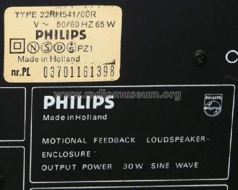 Motional Feedback Box 541 Electronic 22RH541 /00R; Philips; Eindhoven (ID = 1647979) Speaker-P