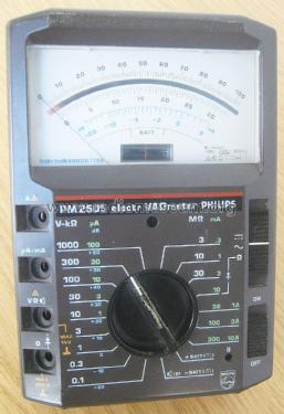 Electronic VAΩ Meter PM2505 /04; Philips; Eindhoven (ID = 2521010) Ausrüstung