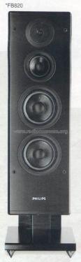 Loudspeaker Box FB820 70FB820 /00; Philips; Eindhoven (ID = 2099206) Speaker-P