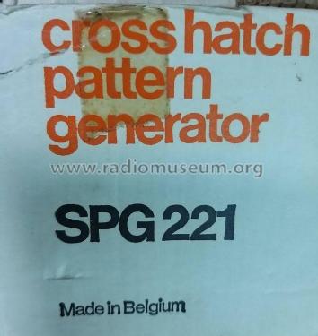 Generador patrón de tramas - Cross Hatch Pattern Generator SPG-221; Philips; Eindhoven (ID = 2910095) Equipment