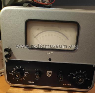 Gleichspannungs Millivoltmeter GM6010; Philips; Eindhoven (ID = 3005730) Equipment