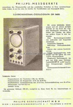 GM5655/01; Philips; Eindhoven (ID = 782501) Equipment