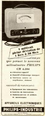 HF-Voltmeter GM6006; Philips; Eindhoven (ID = 543854) Equipment