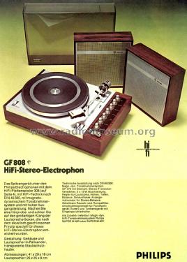 HiFi-Stereo-Electrophon 22GF808; Philips; Eindhoven (ID = 2697547) Sonido-V