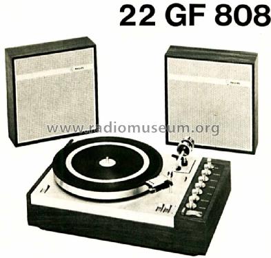 HiFi-Stereo-Electrophon 22GF808; Philips; Eindhoven (ID = 748071) Ton-Bild