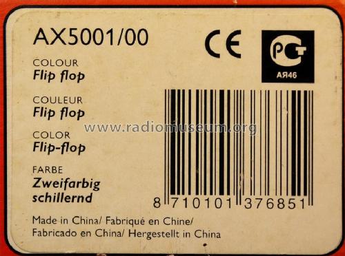 Jogproof AX5001 /00; Philips 飞利浦; (ID = 2380119) R-Player
