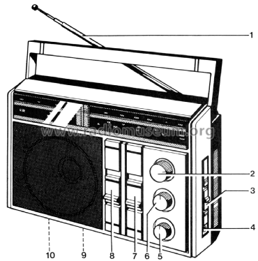 Portable Radio TR2252 /00 /03 /04 /05 /06 /08 /09 /13 /19; Philips; Eindhoven (ID = 1917096) Radio