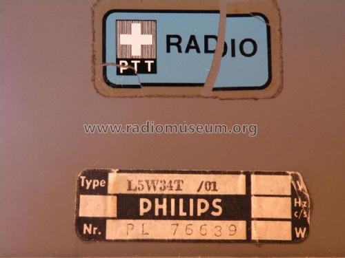 L5W34T /01; Philips Belgium (ID = 2177655) Radio