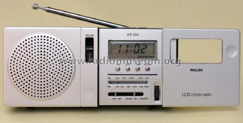 LCD Clock-Radio 90AS304 /00 /01 /15 /40 /45; Philips; Eindhoven (ID = 479882) Radio