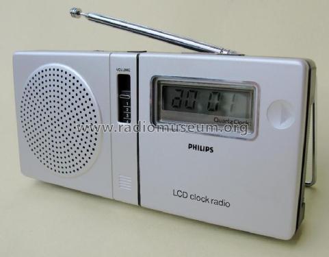 LCD Clock-Radio 90AS304 /00 /01 /15 /40 /45; Philips; Eindhoven (ID = 479883) Radio