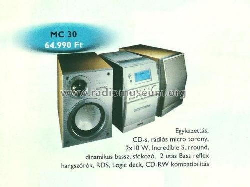 Micro Tower MC 30; Philips; Eindhoven (ID = 2577253) Radio