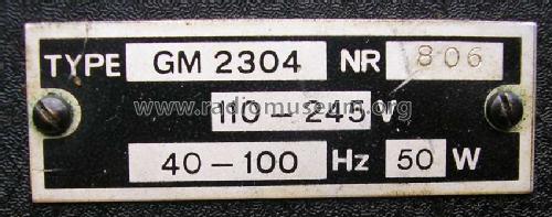 NF-Schwebungsoszillator GM2304; Philips; Eindhoven (ID = 1501077) Equipment