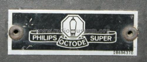 Octode Super 522A ; Philips; Eindhoven (ID = 387291) Radio