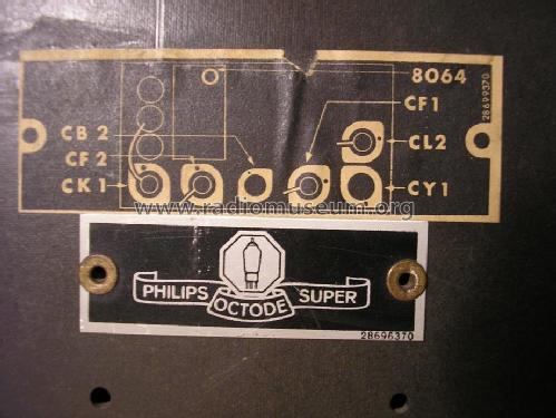 Octode Super 582U-23; Philips; Eindhoven (ID = 949189) Radio