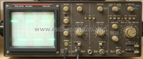 Oscilloscope PM3209; Philips; Eindhoven (ID = 1455683) Equipment