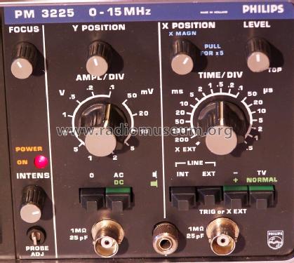 Oscilloscope PM3225; Philips; Eindhoven (ID = 1333001) Equipment