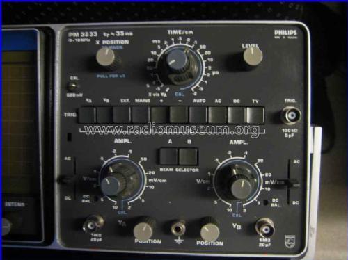 Oscilloscope PM3233; Philips; Eindhoven (ID = 569857) Equipment