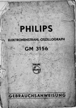 Oszillograph GM-3156; Philips; Eindhoven (ID = 1310226) Equipment