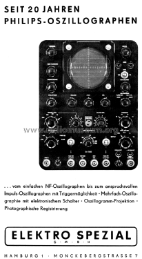 Oszilloskop GM 5660; Philips; Eindhoven (ID = 2540878) Ausrüstung