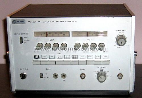 PAL TV Colour Pattern Generator PM5508 /07; Philips; Eindhoven (ID = 878227) Equipment