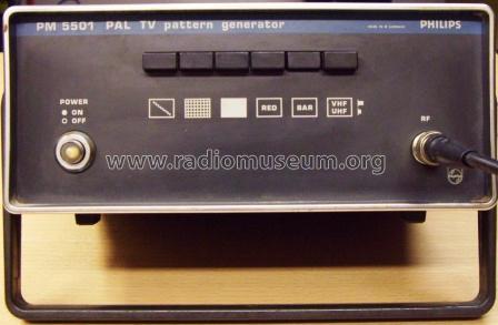PAL TV pattern generator PM5501; Philips; Eindhoven (ID = 607513) Equipment