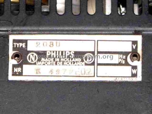 Philetta 203U; Philips; Eindhoven (ID = 502213) Radio
