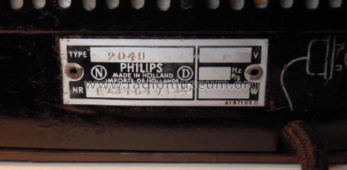 Philetta II 204U ; Philips; Eindhoven (ID = 1855030) Radio