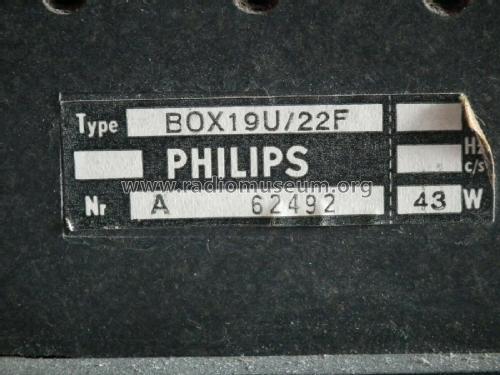 Philitina B0X19U /22F ; Philips; Eindhoven (ID = 2536322) Radio