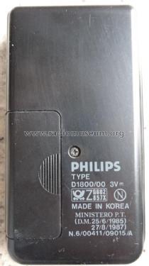 Portable Radio D1800; Philips; Eindhoven (ID = 1837221) Radio