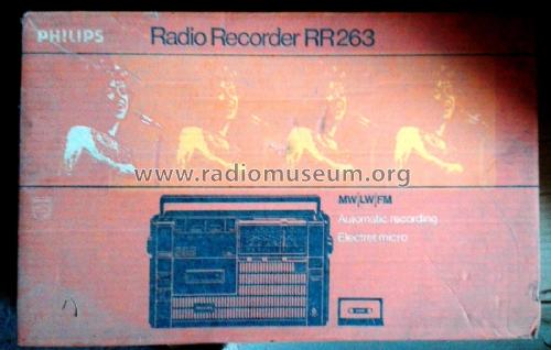 Radio-Recorder 22RR263 /00; Philips; Eindhoven (ID = 2568545) Radio