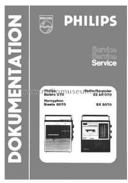 Radio-Recorder 8070 /00; Philips; Eindhoven (ID = 3033361) Radio