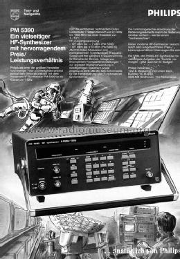 RF Synthesizer 0.1 MHz - 1 GHz PM 5390; Philips; Eindhoven (ID = 485726) Ausrüstung