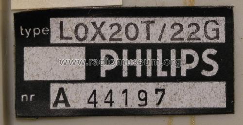 Rosette L0X20T /00G /00L /00R /22G /22L /22R; Philips; Eindhoven (ID = 1231653) Radio