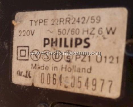 22RR242 /59; Philips; Eindhoven (ID = 1194456) Radio