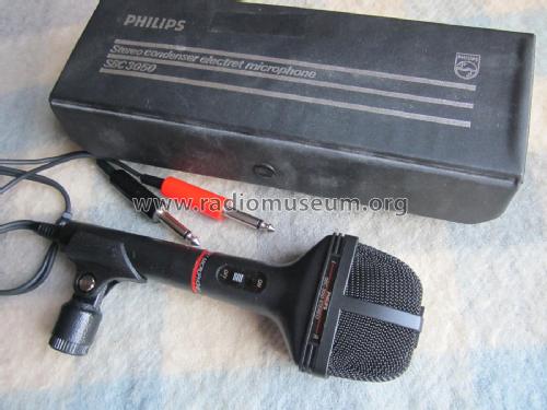 Uni Directional Stereo Condenser Electret Microphone SBC 3050 / 4822 015 20139; Philips; Eindhoven (ID = 1820535) Microphone/PU