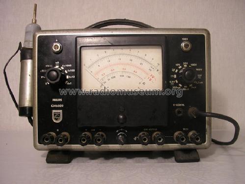 Service-Röhrenvoltmeter GM6009; Philips; Eindhoven (ID = 1126790) Equipment