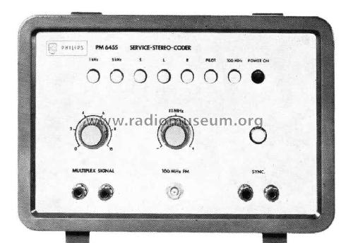 Service-Stereo-Coder PM6455; Philips; Eindhoven (ID = 477558) Equipment