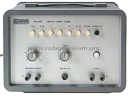 Service-Stereo-Coder PM6455; Philips; Eindhoven (ID = 477642) Equipment