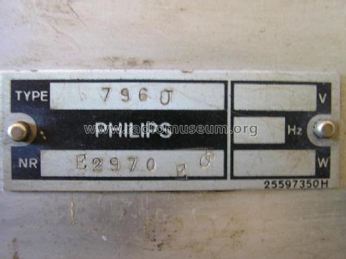 Sonate 796U; Philips; Eindhoven (ID = 1003007) Radio