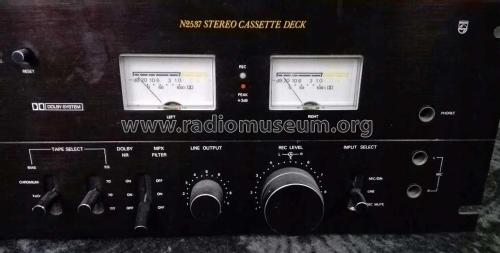 Stereo Cassette Deck N2537 /50; Philips; Eindhoven (ID = 2658221) Sonido-V