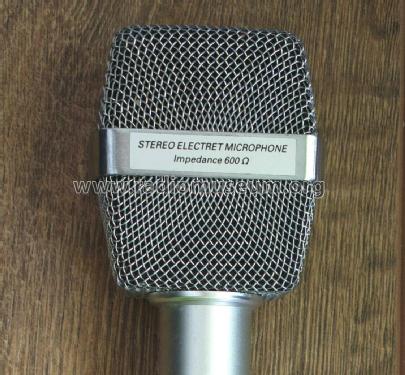 Stereo Electret Microphone SBC 469; Philips; Eindhoven (ID = 1818802) Micrófono/PU