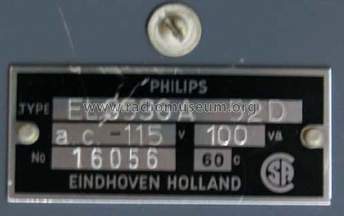 Tape Recorder EL3536A /52D; Philips; Eindhoven (ID = 815272) R-Player